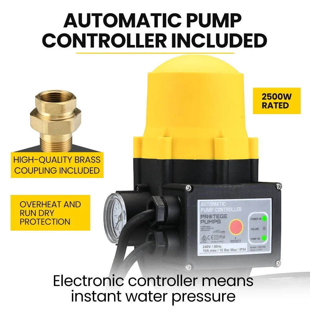 PROTEGE High Pressure Auto Water Pump Digital Controller