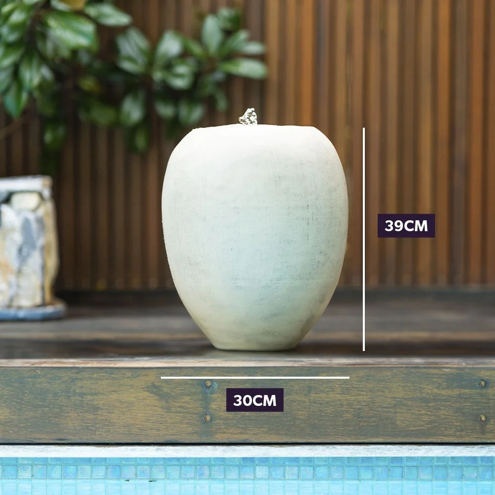 Protege Pot Style Solar Water Feature Fountain with Panel