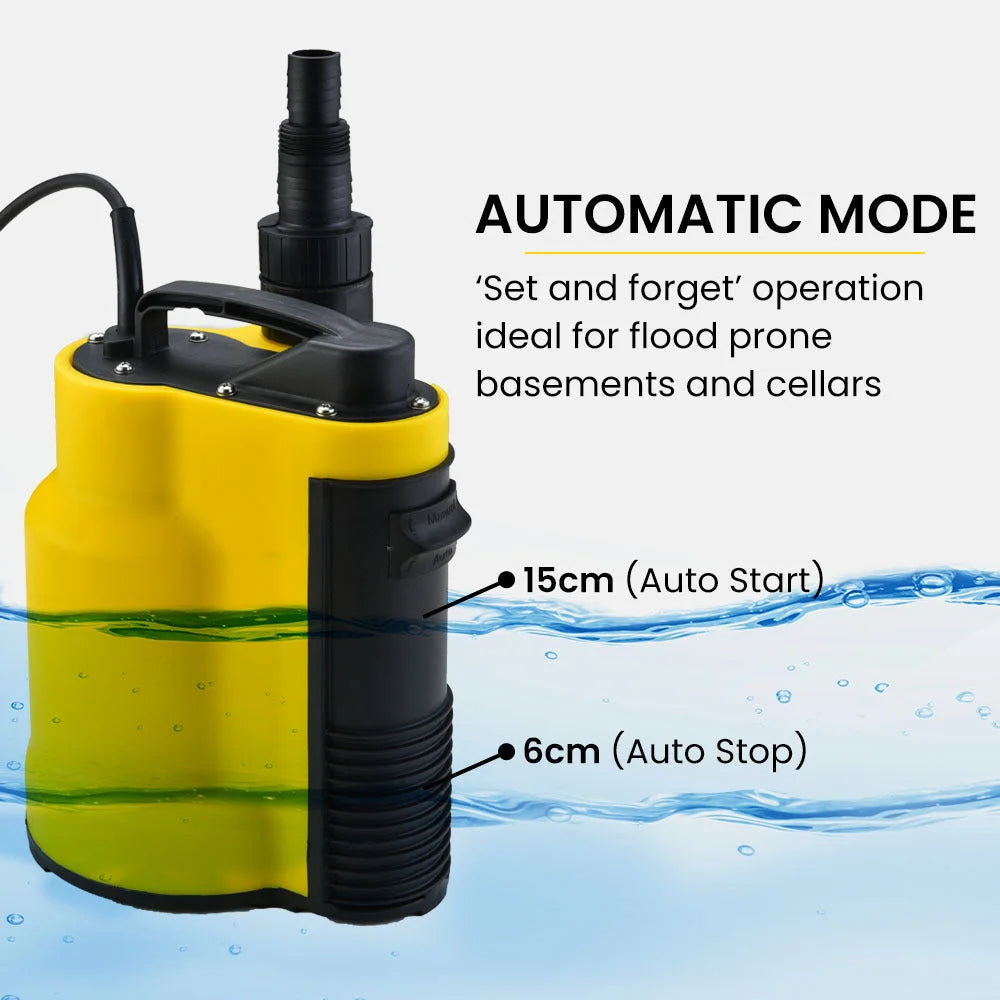 PROTEGE Tight Access Clean/Grey Water Submersible Sump Pump