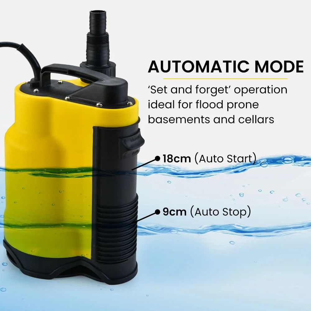PROTEGE Tight Access Dirty Water Submersible Sump Pump