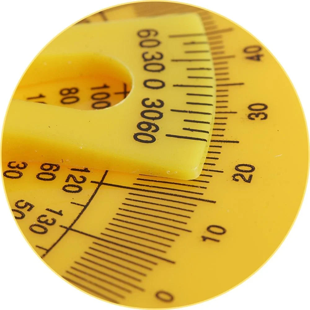 Protractor Measuring Arm Ruler - 180 Degree Woodworking