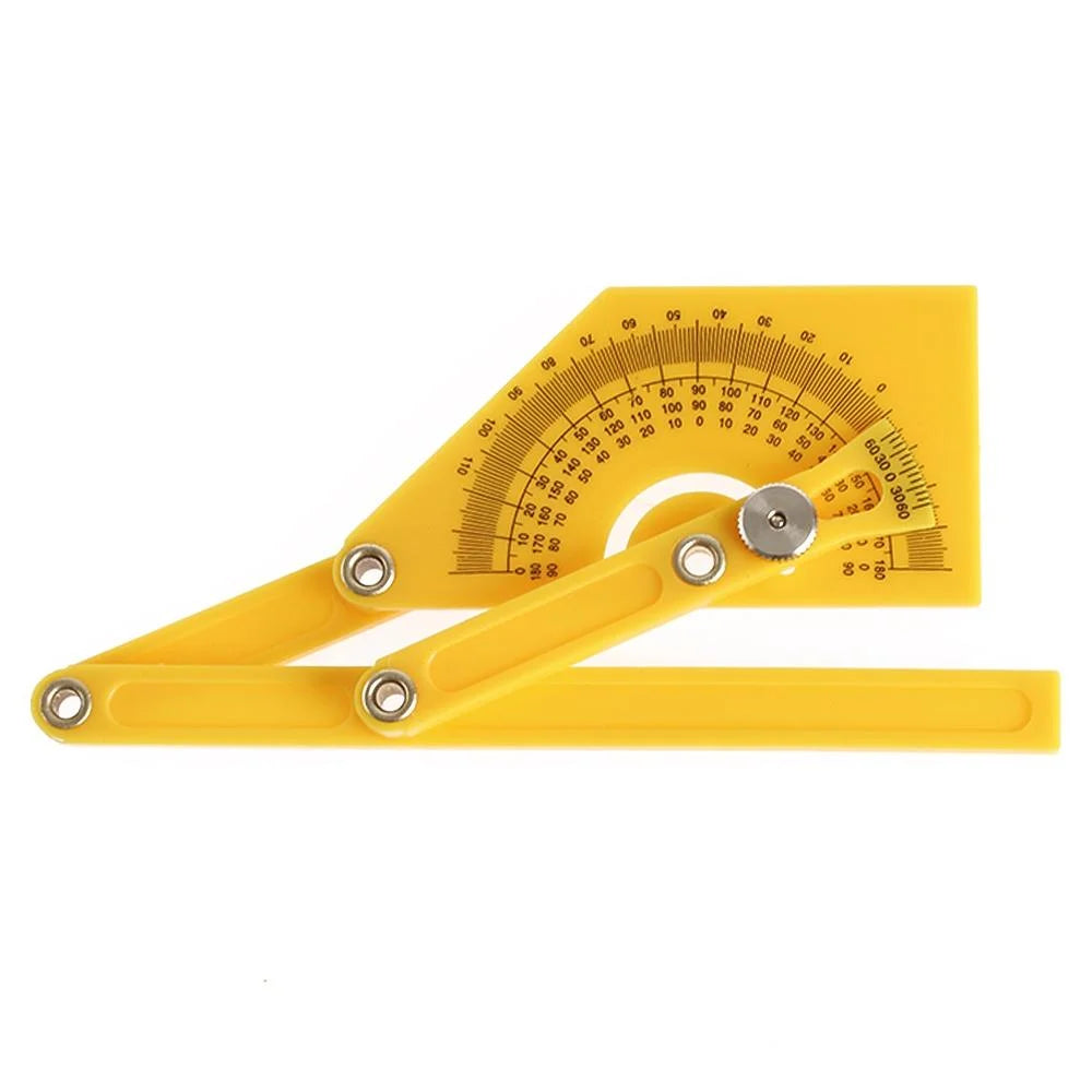 Measuring Protector Ruler Protractor Measuring Arm Ruler - 180 Degree Woodworking Tool – Home My ...