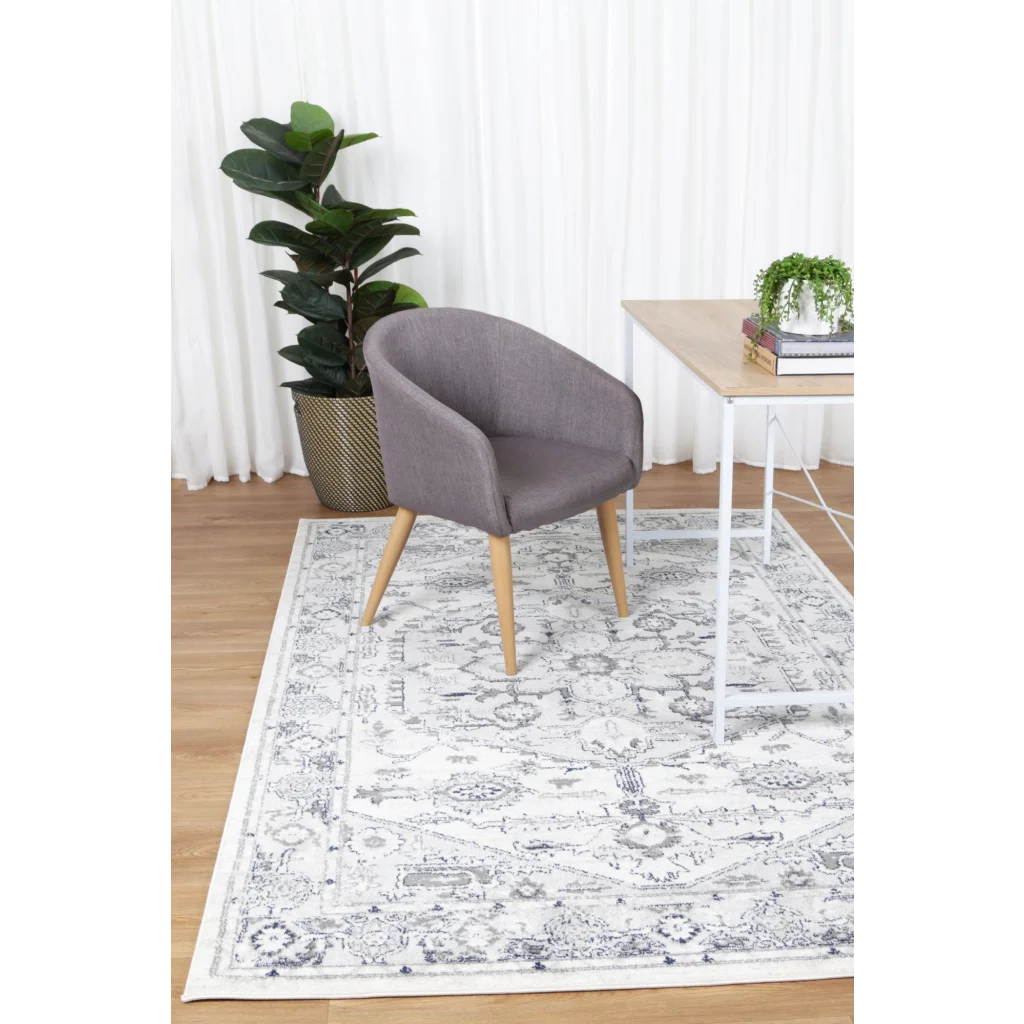 Provence PROV08 L.Grey/Cream Rug - 200x290 - Home & Garden