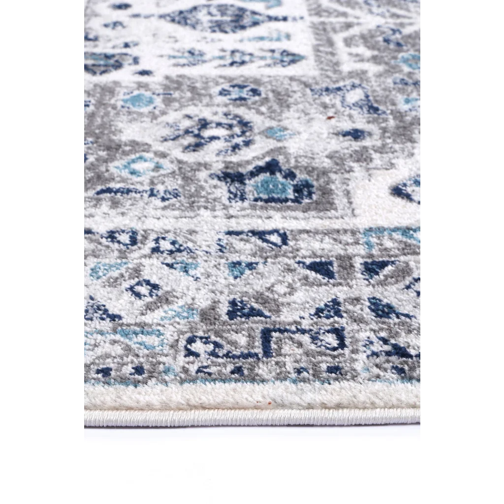 Provence PROV14 Cream/Grey Rug - 80x300 - Home & Garden