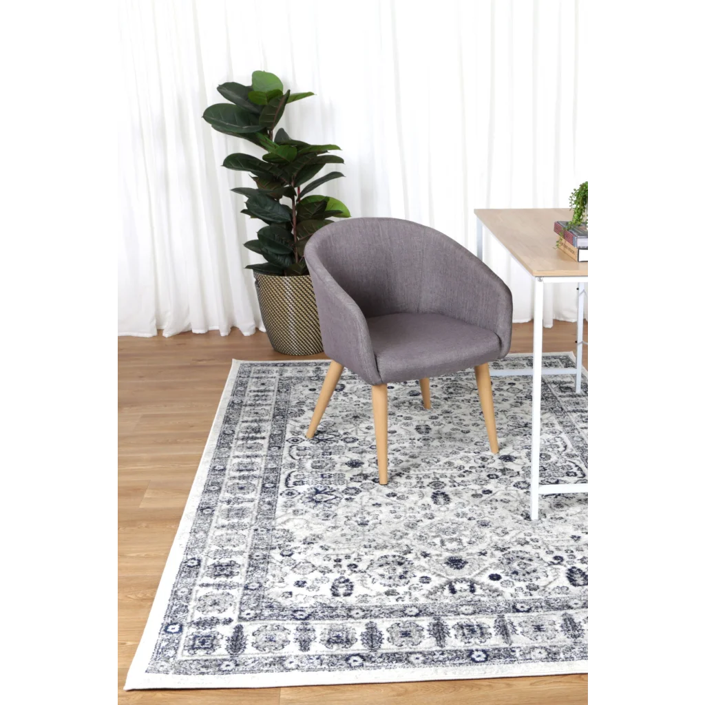 Provence PROV16 Cream/L.Grey Rug - 160x230 - Home & Garden