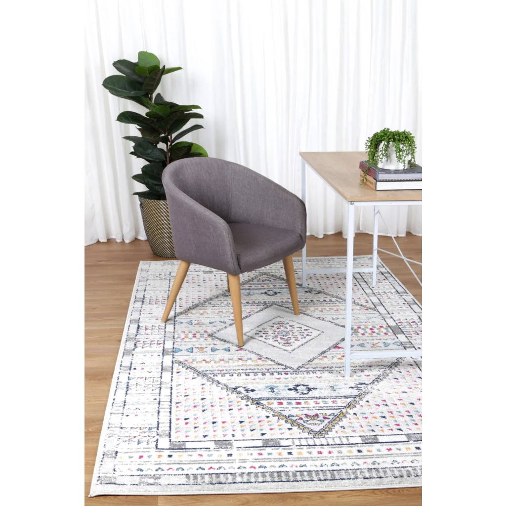 Provence Violet L Rug 280x380 Grey