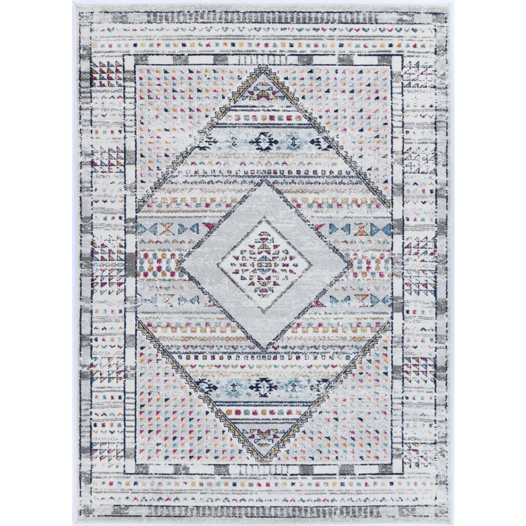 Grey Provence Violet L Rug 280x380