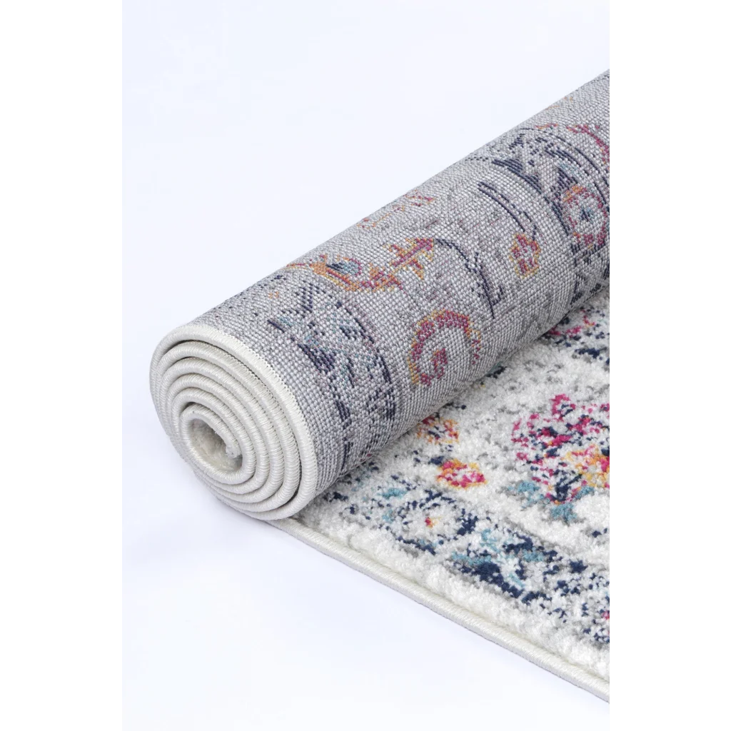 Provence PROV18 Cream/L.Grey Rug - 240x330 - Home & Garden