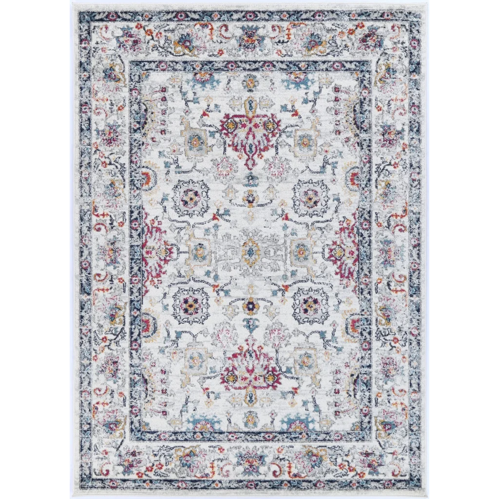 Provence PROV18 Cream/L.Grey Rug - 240x330 - Home & Garden