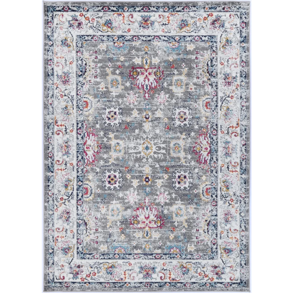 Provence PROV19 Grey/Cream Rug - 160x230 - Home & Garden