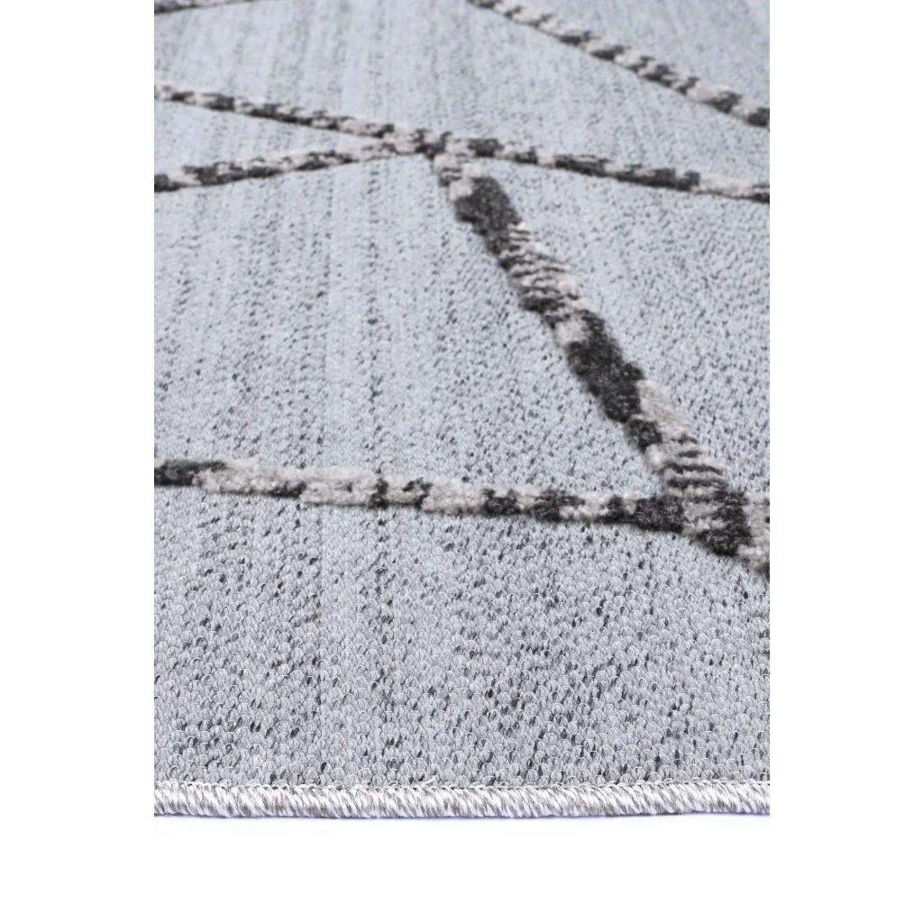Provence PROV21 Grey/D.Blue Rug - 240x330 - Home & Garden