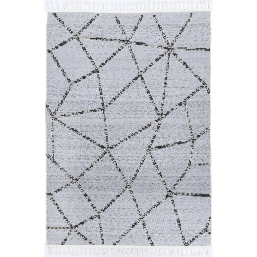 Provence PROV21 Grey/D.Blue Rug - 240x330 - Home & Garden