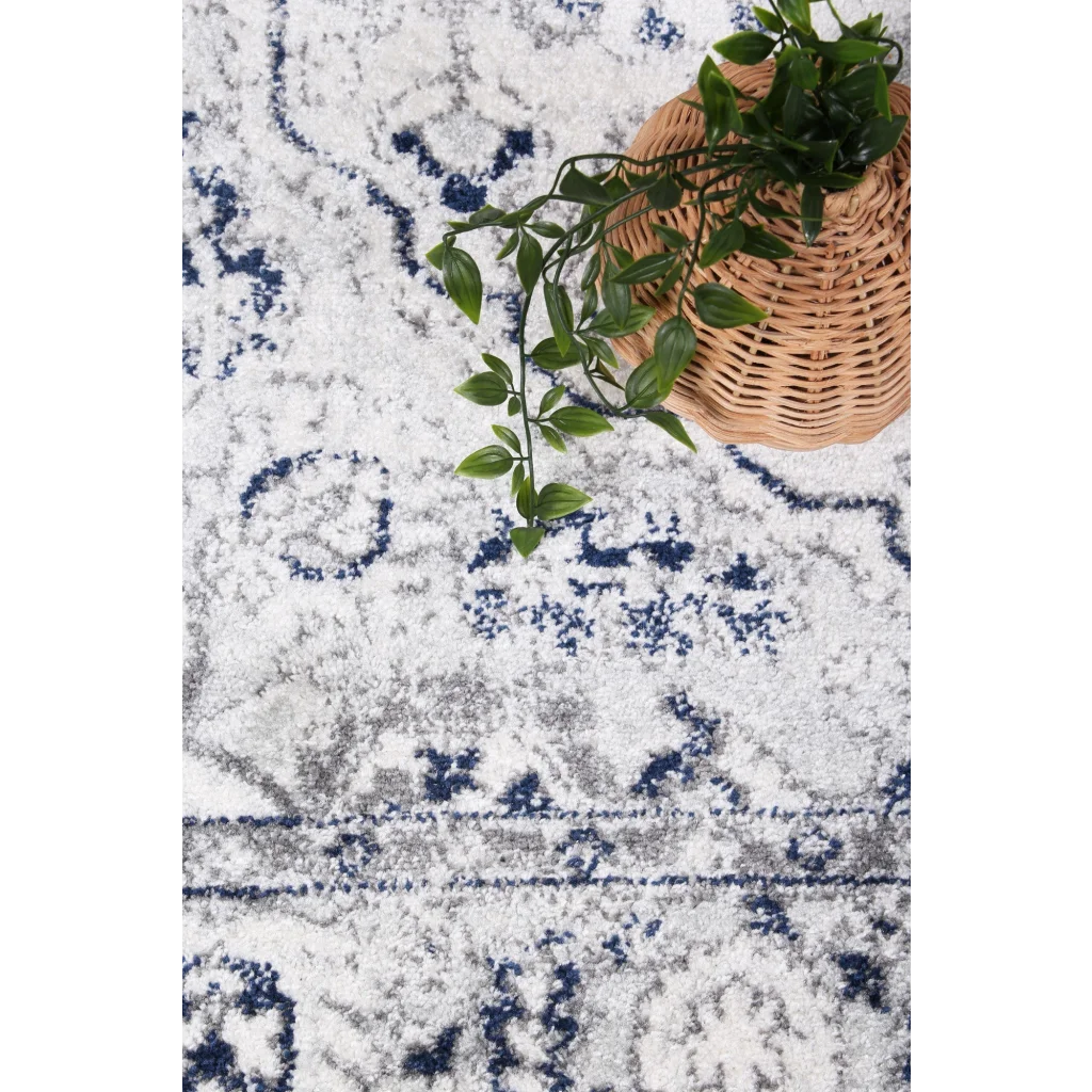 Provence PROV23 Cream/Grey Rug - 80x300 - Home & Garden