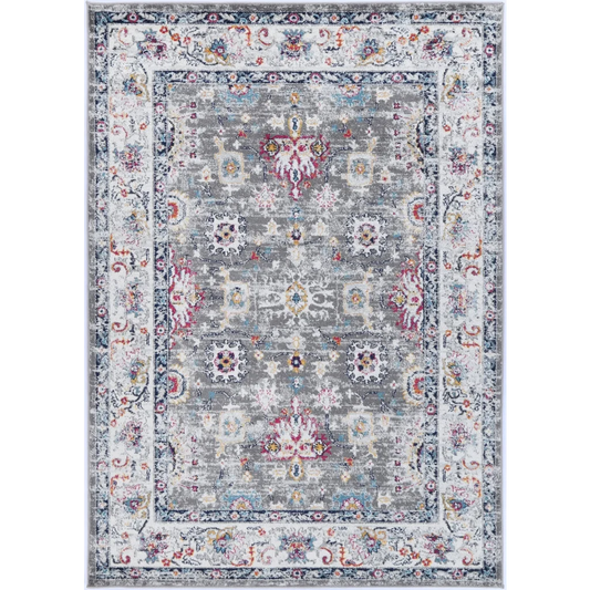 Provence PROV24 Cream/L.Grey Rug - 80x300 - Home & Garden