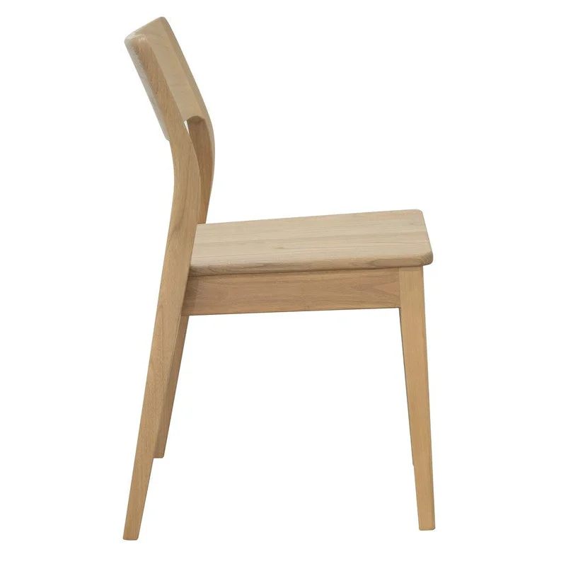 Providence Solid Oak Dining Chair - Set of 2 (Natural)