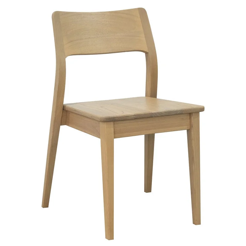 Providence Solid Oak Dining Chair - Set of 2 (Natural)
