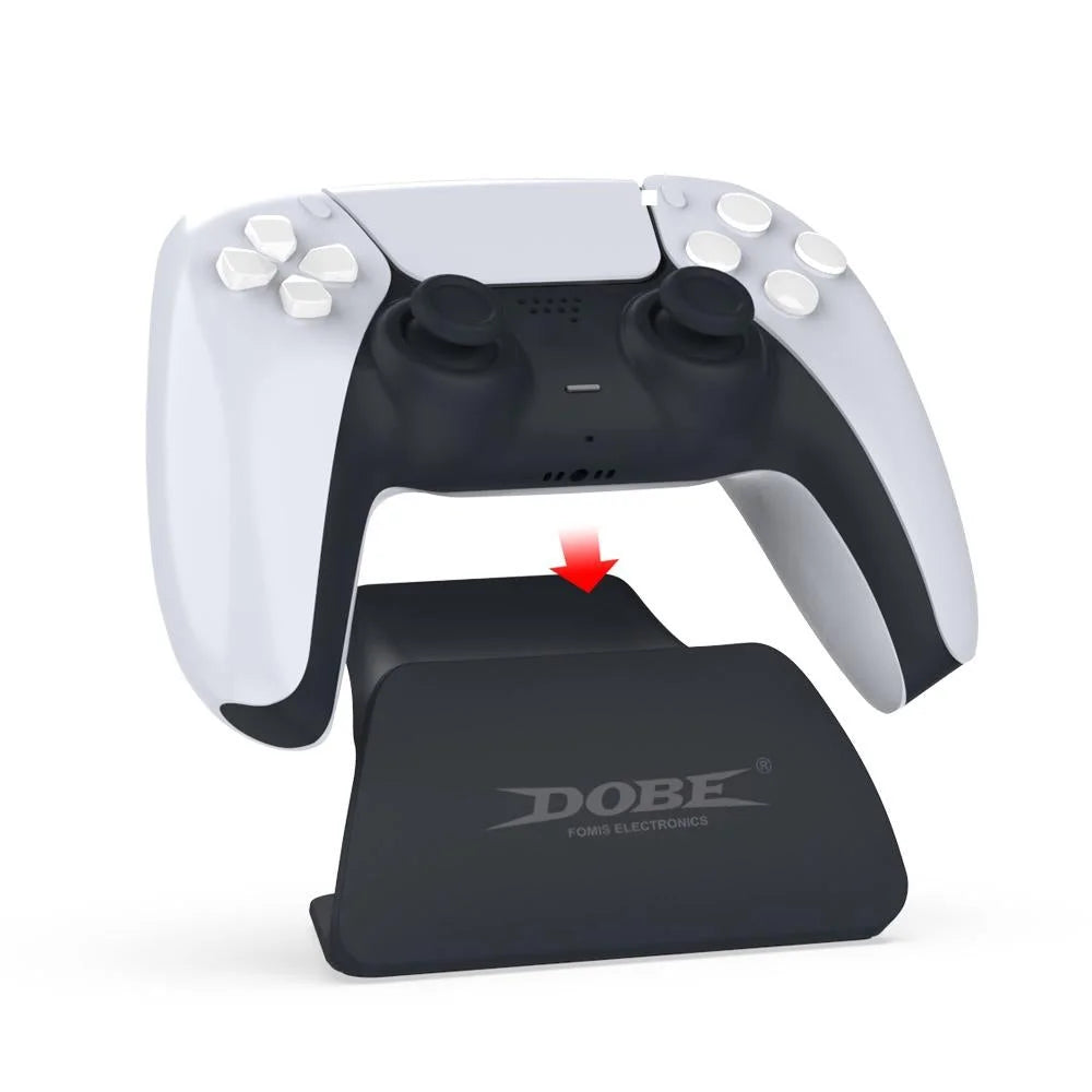 Ps5 Gamepad Controller Holder With Cable - White-1915197756641775619