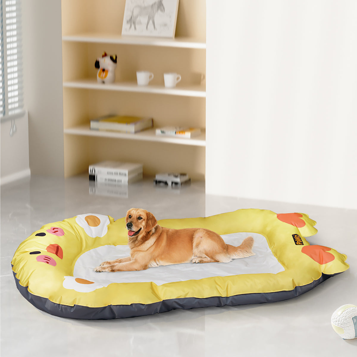 PaWz Pet Cooling Mat Dog Cat Human Size Yellow