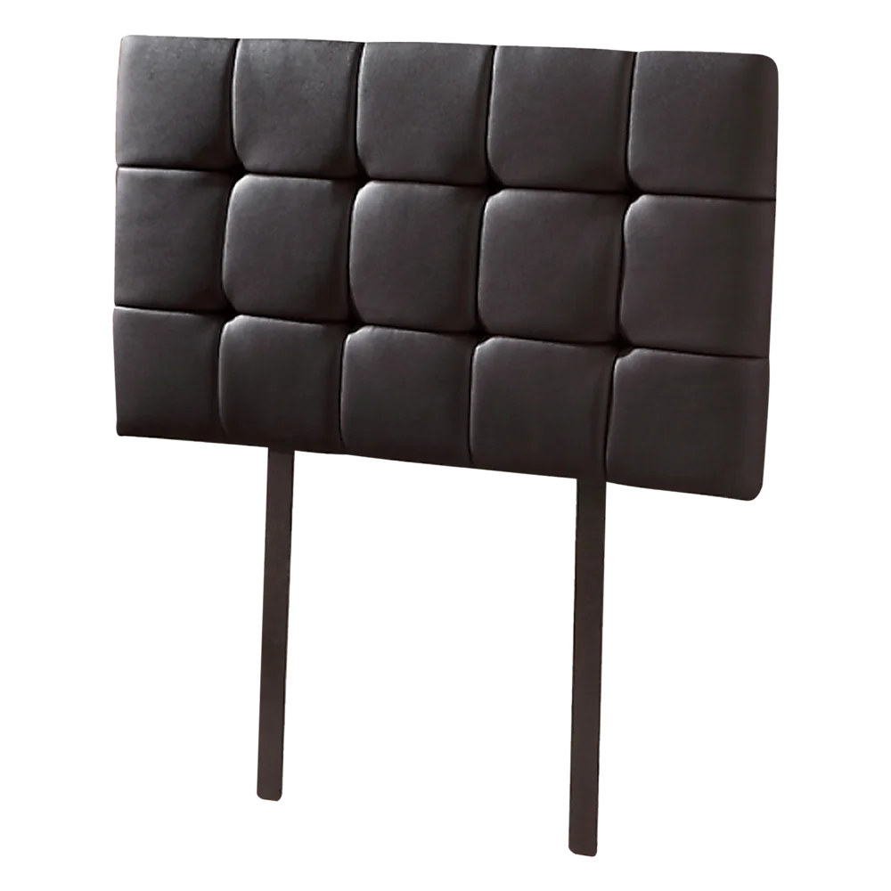 PU Leather Deluxe Bed Headboard Bedhead Single - Black