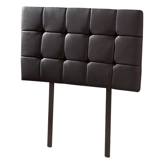 PU Leather Deluxe Bed Headboard Bedhead Single - Black