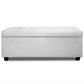PU storage ottoman with large bedroom chest box