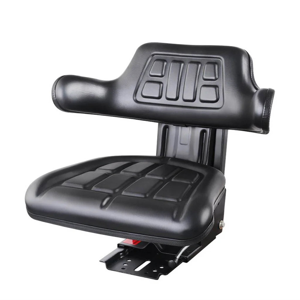 PU Leather Tractor Seat - Black - Others