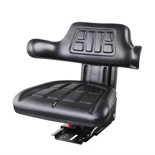 PU Leather Tractor Seat - Black - Others