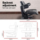 PU Leather Tractor Seat Black others 221