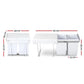 Pull out bin with dual
