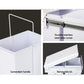 Pull Out Bin Set of 2 15L - White - Outdoor