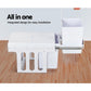 Pull Out Bin Set of 2 15L - White - Outdoor