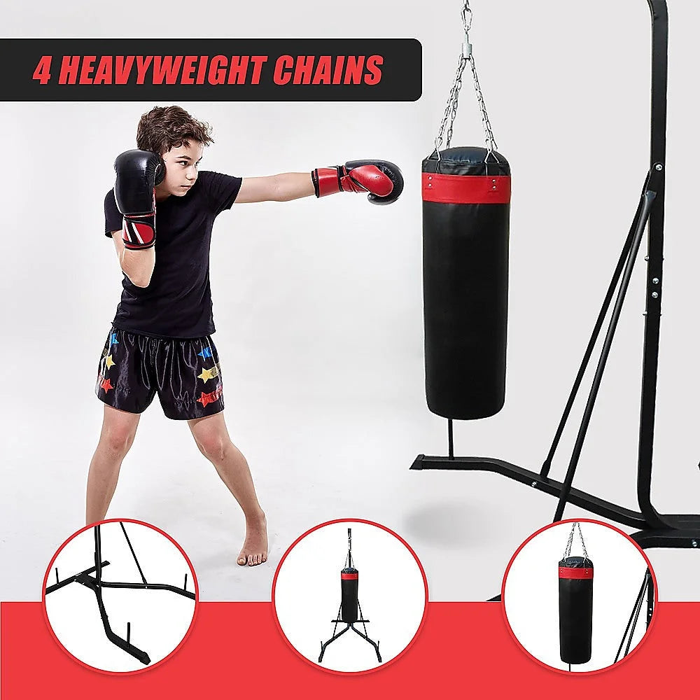 Punching Bag Freestanding 37kg Filled Heavy Duty - Fitness
