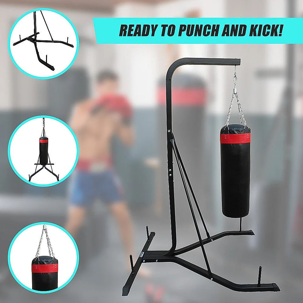 Punching Bag Freestanding 37kg Filled Heavy Duty - Fitness