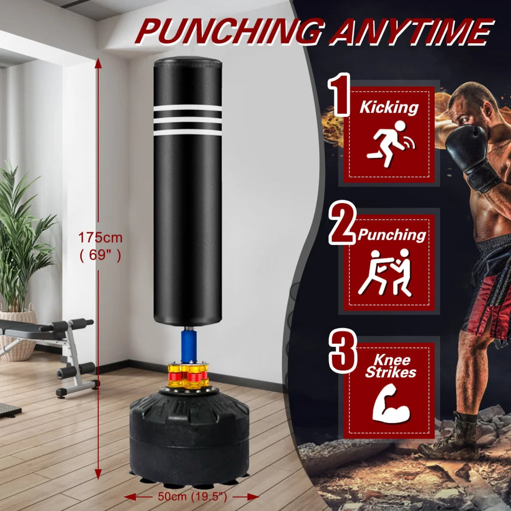 Punching Bag Stand for Adults & Kids - Boxing Training
