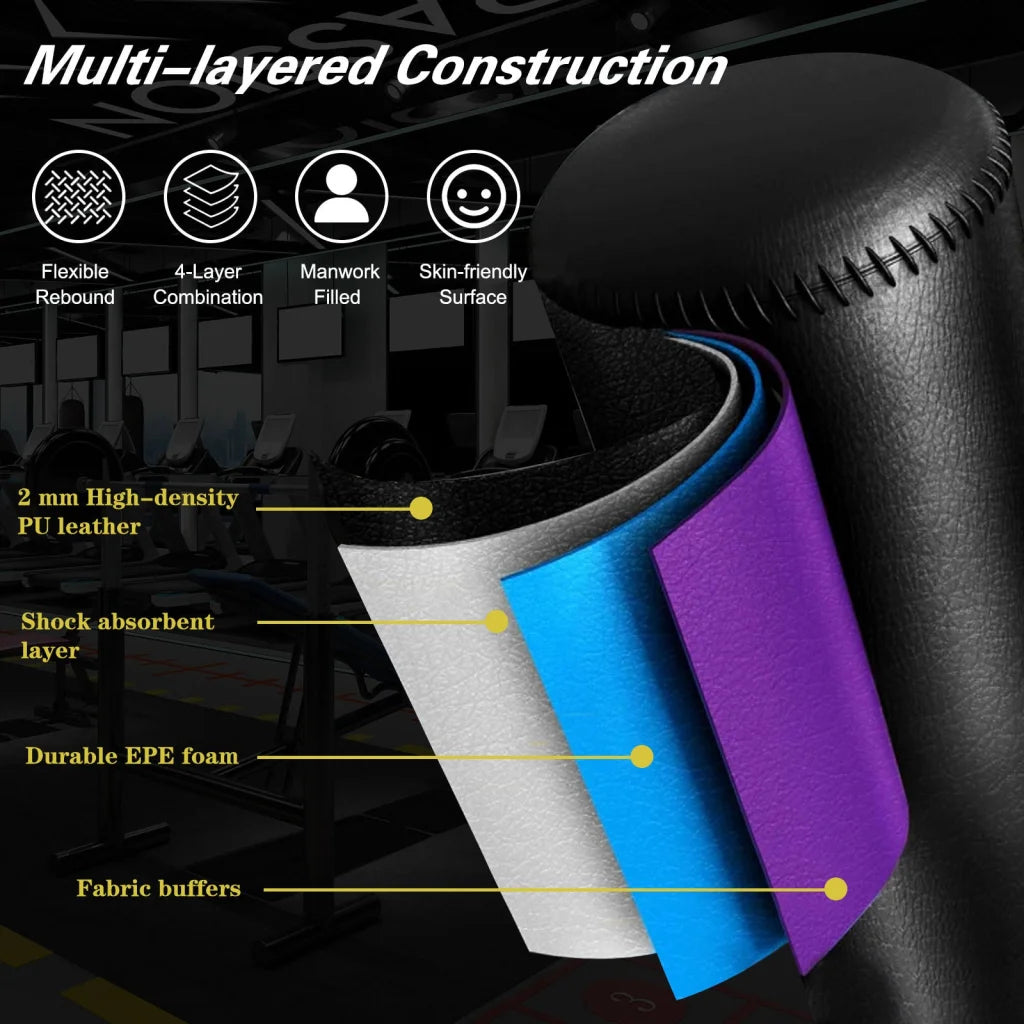 Punching Bag Stand for Adults & Kids - Boxing Training