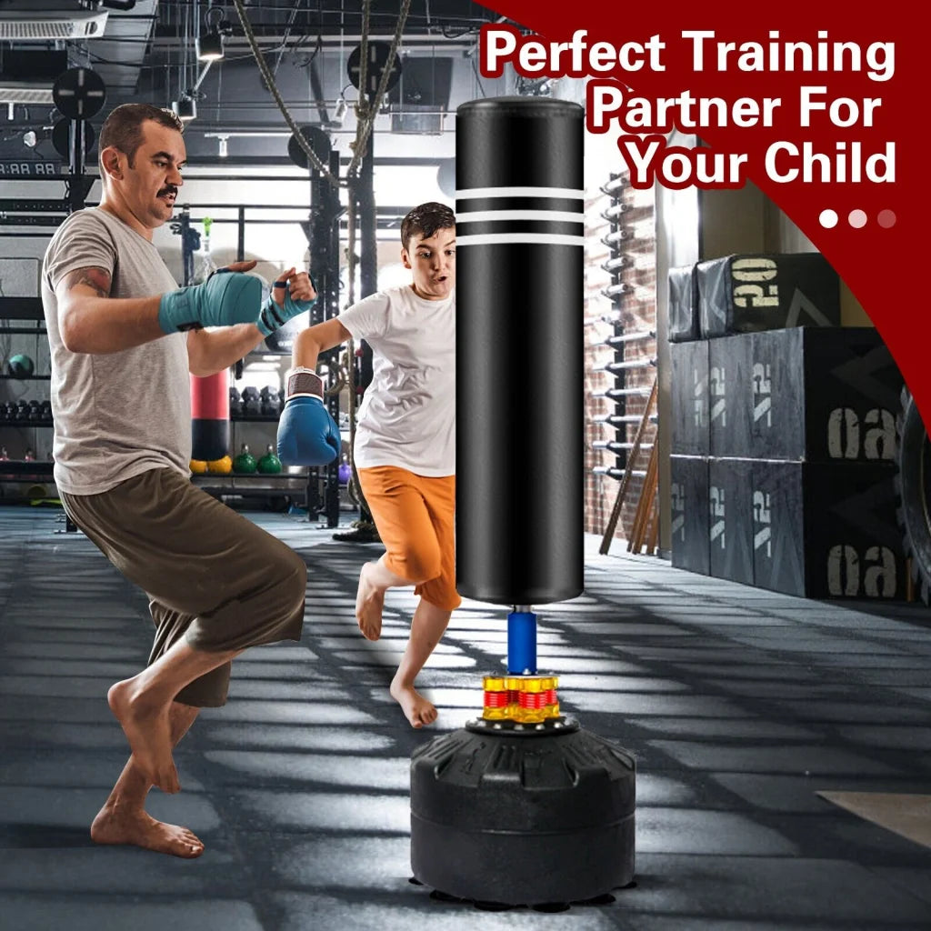 Punching Bag Stand for Adults & Kids - Boxing Training