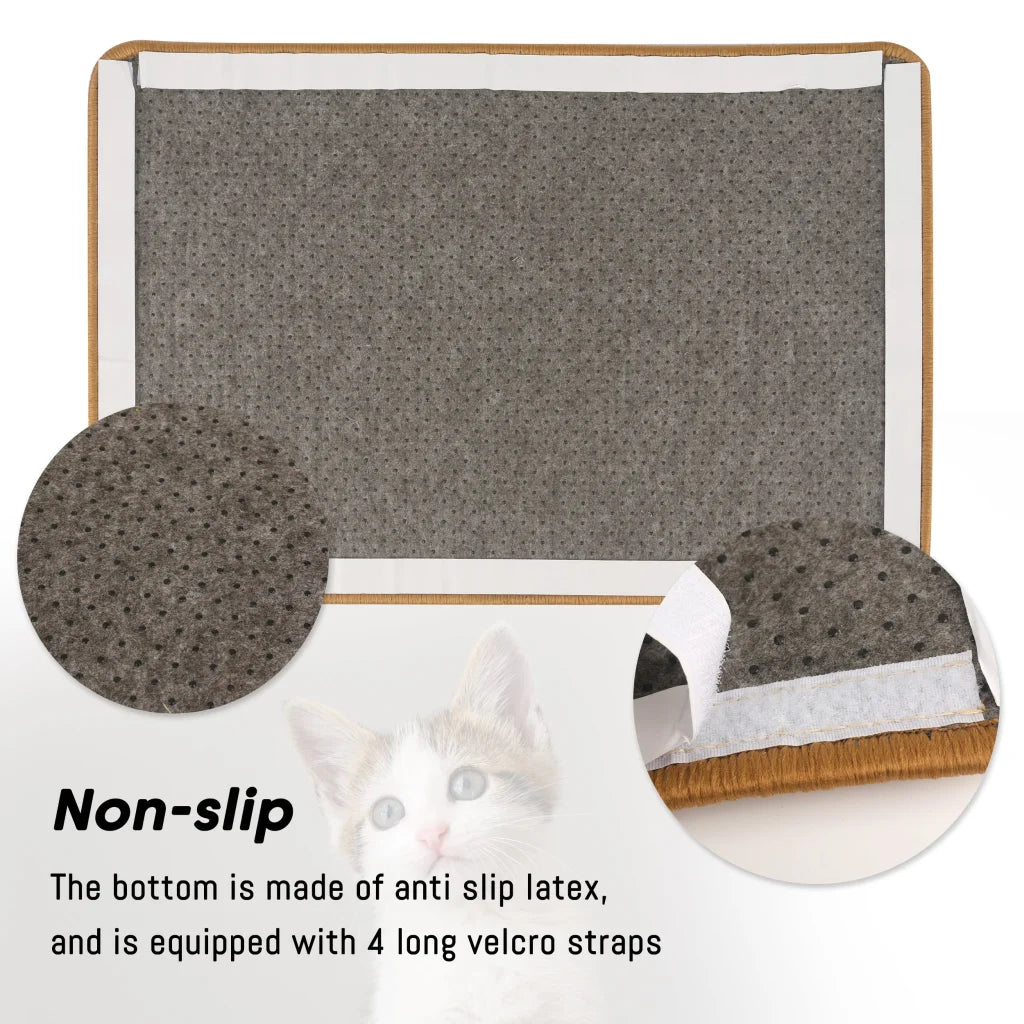 PupLily Natural Sisal Cat Scratch Mat 40 X 60 CM - Pet Care