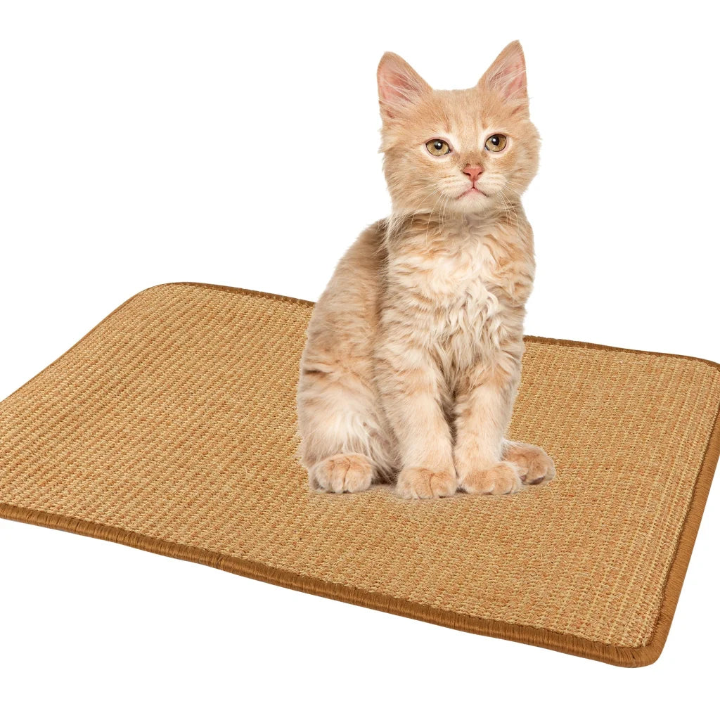 PupLily Natural Sisal Cat Scratch Mat 40 X 60 CM - Pet Care