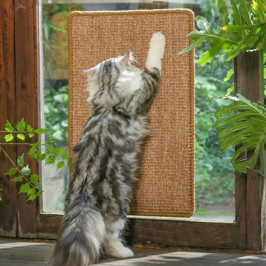 PupLily Natural Sisal Cat Scratch Mat 40 X 60 CM - Pet Care
