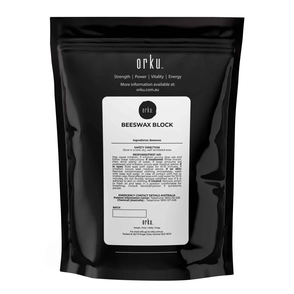 Pure Australian Beeswax 1Kg Natural Blocks Unrefined