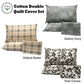 Pure Cotton Quilt Cover Set Double - Home & Garden