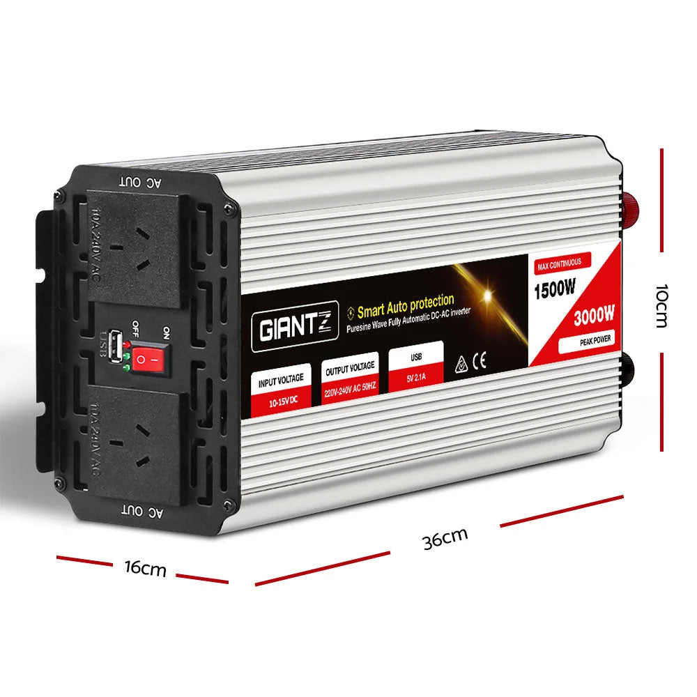 Pure Sine Wave Power Inverter 1500W DC-AC - Tools