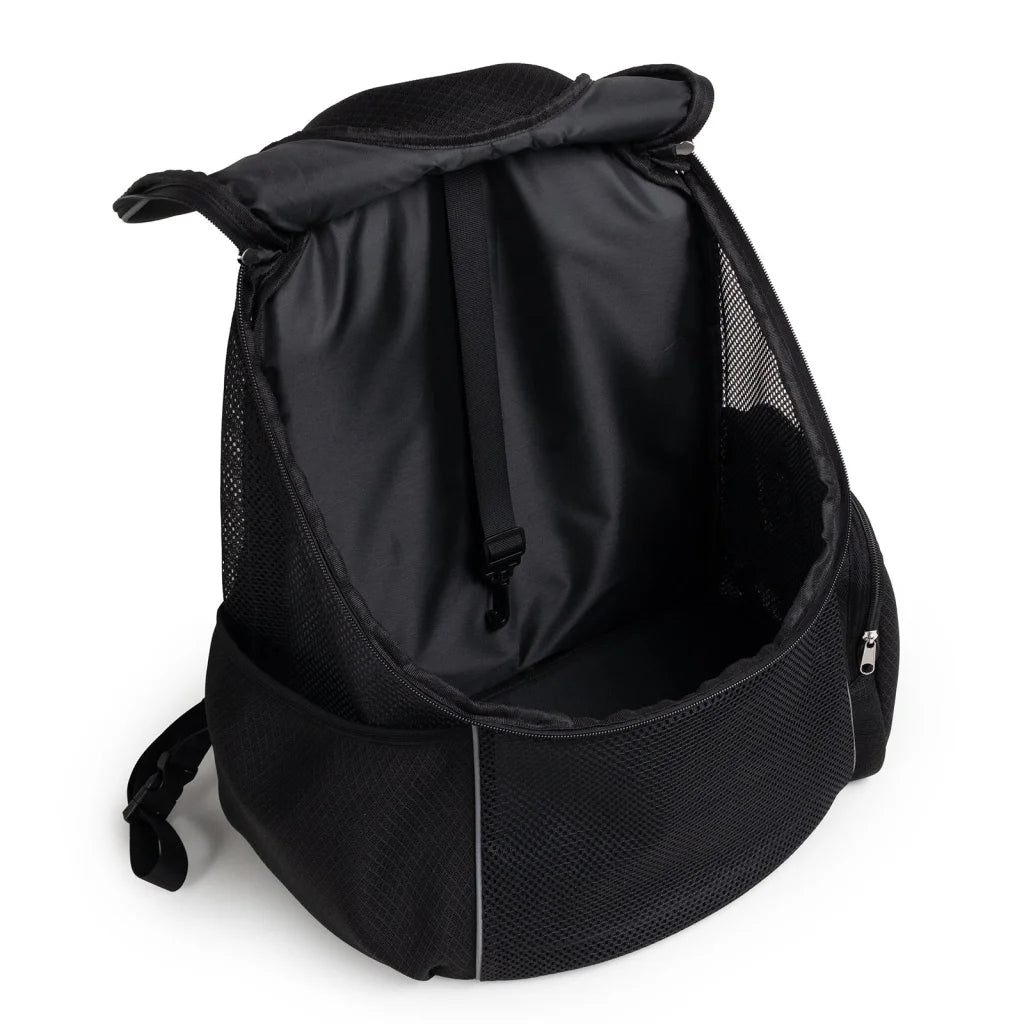 Purple Breathable Mesh Pet Carrier Backpack - Head-Out