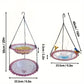 Purple Easy Clean Hanging Bird Feeder - Double Layer