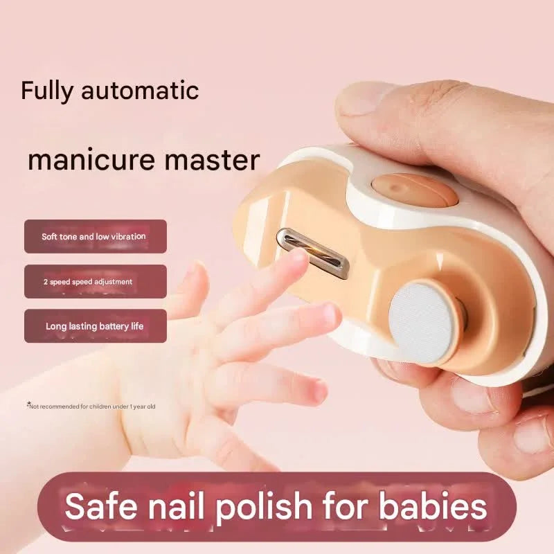 Purple Electric Nail Clipper & Filer - 2 Speed Low Noise