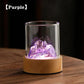 Purple Glass Mountain Ambient Night Light - USB