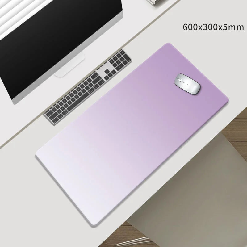 Purple Gradient Premium Large Silicone Mouse Pad - Non-Slip