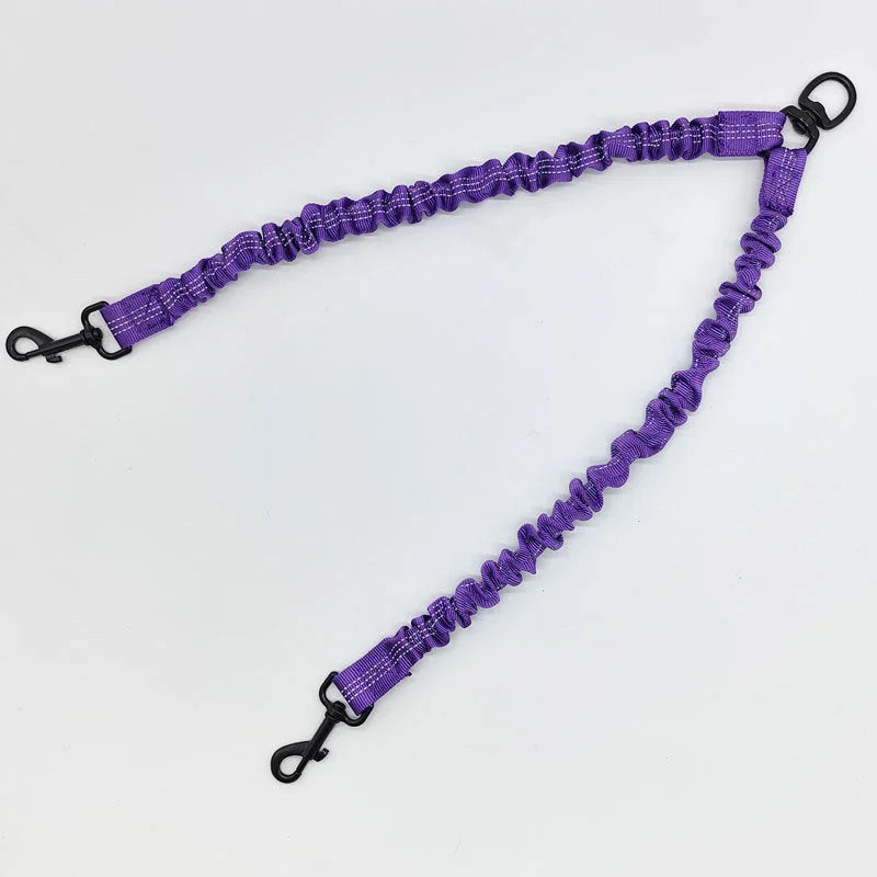 Purple Pet Double-Ended Rope + 1.5M Leash - Easy to walk