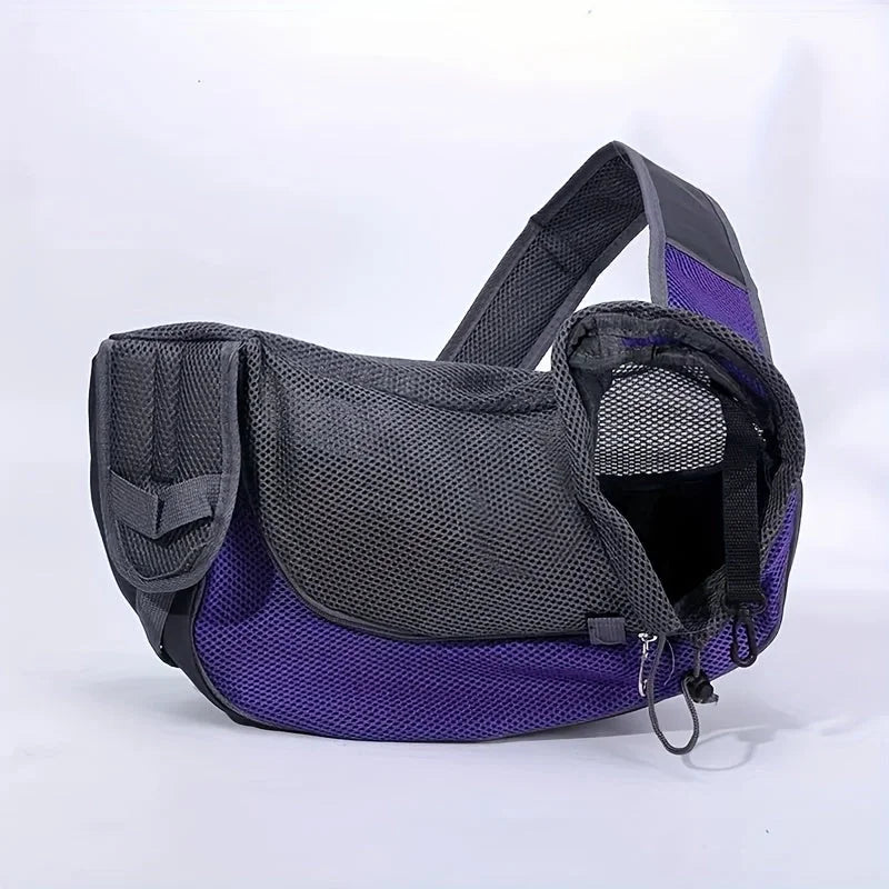 Purple Portable Oxford Fabric Pet Carrier for Cats
