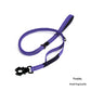 Purple Shock Absorbing Dog Leash with Reflective Stitching 135cm